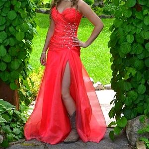 Strapless Graduation/Prom Dress